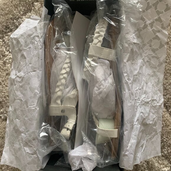 Kenneth Cole Reaction French Braided Flat Sandals Size 8.5 (Brand New) - Picture 3 of 6